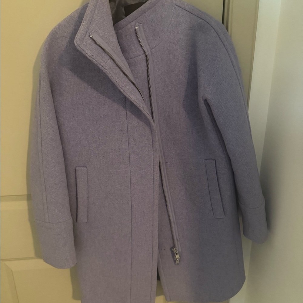 J. Crew Lavender Trench Coat